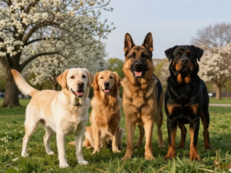 Know Large Dog Breed – Labrador, German Shepherd, Golden Retriever, Rottweiler.
