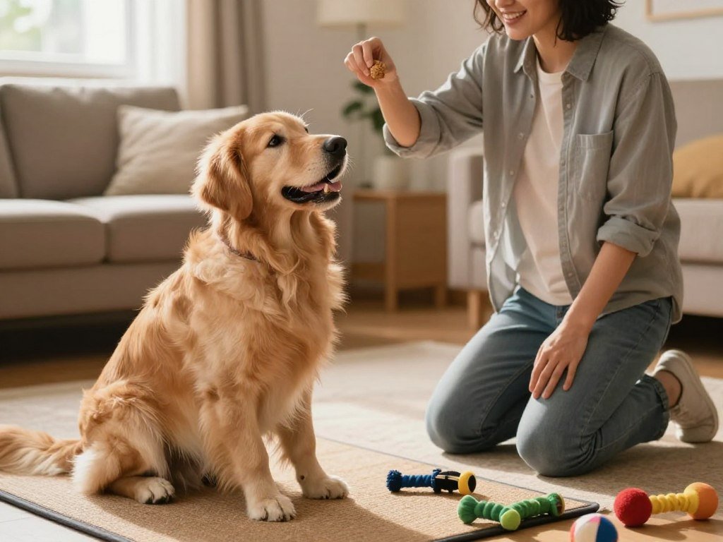 Golden Retriever training at home Golden Retriever training at home